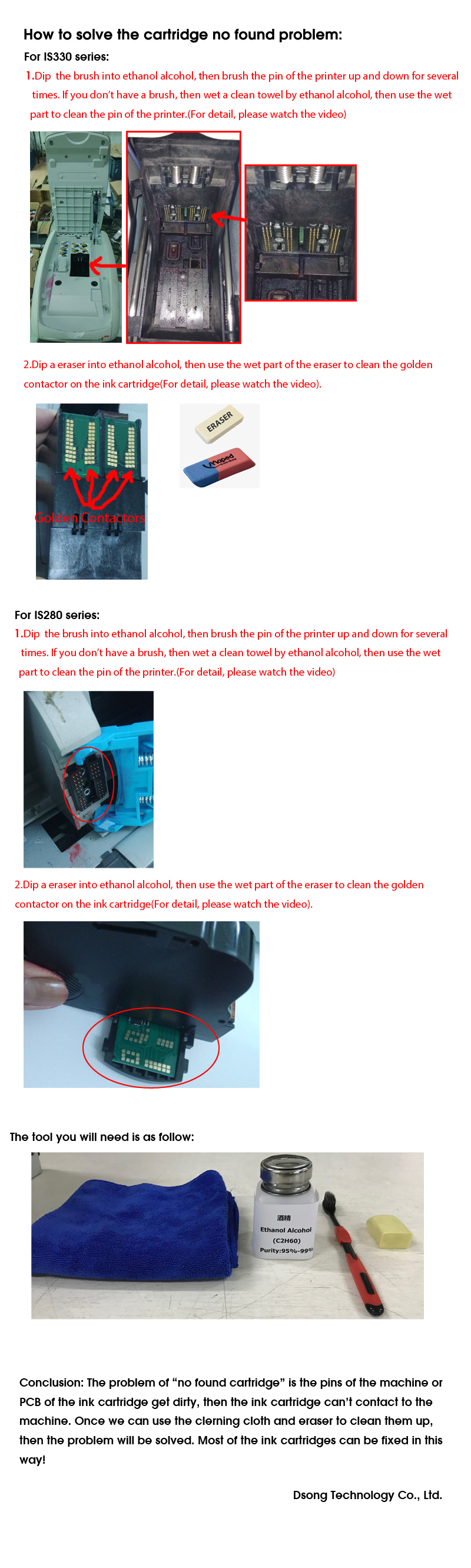 How to solve the "Cartridge no foun